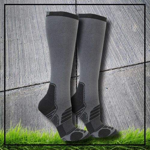 Compression socks reflex grey