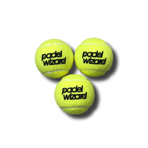 Padel balls, 3 pcs, yellow, Padel Wizard