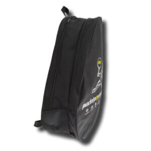 Backpack, Padel Power, black, back, logo, side, white yellow