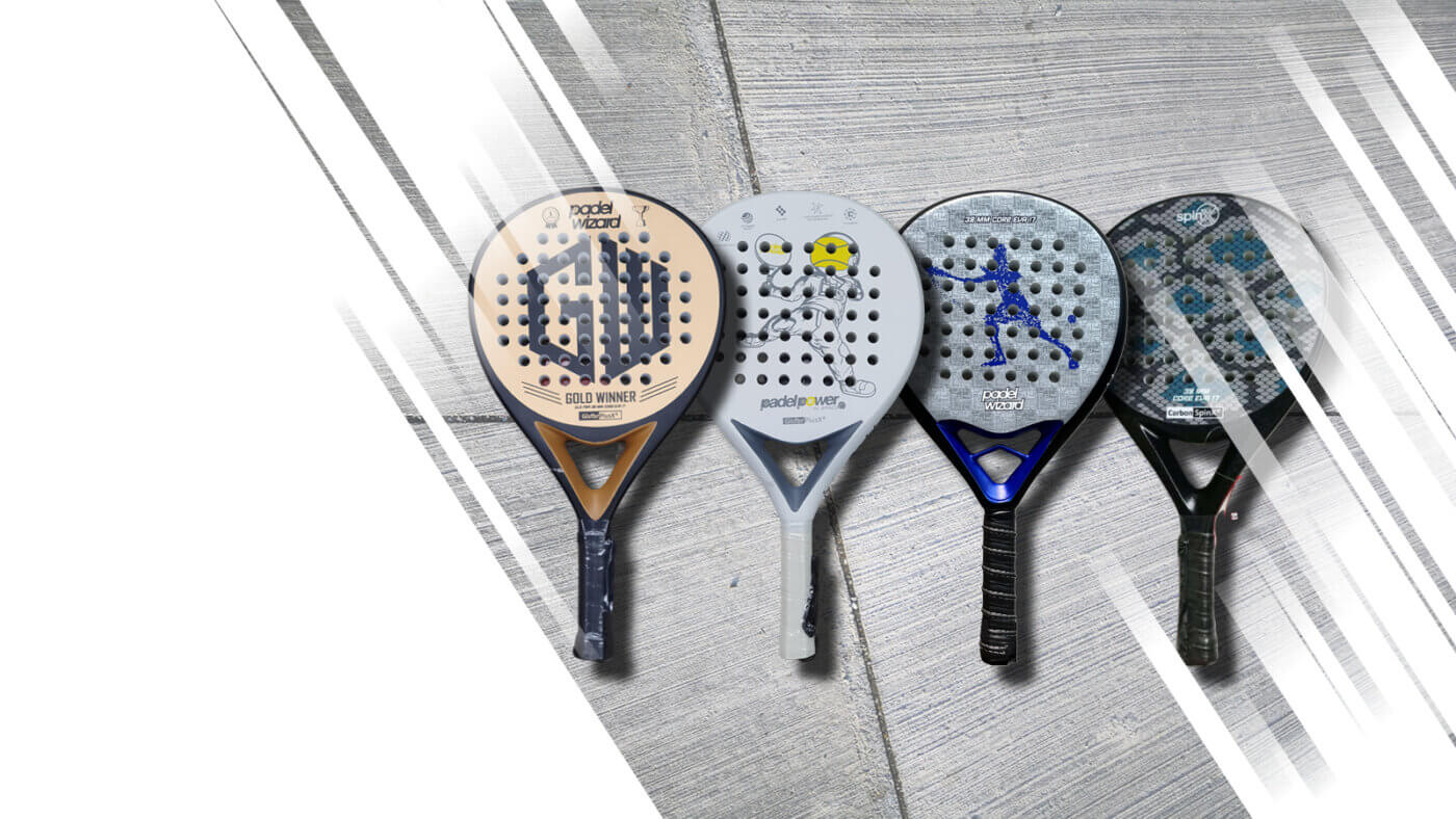 padel tennis rackets, gold winner, white, silver, padelpower, blue, black