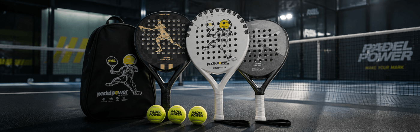 Padel Power padelbat, padelbolde og padeludstyr til alle niveauer